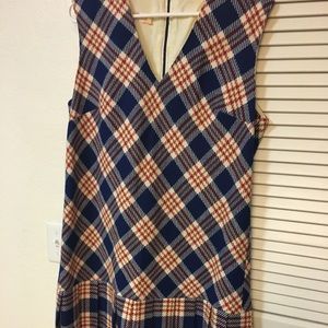 Vintage plaid dress size medium good condition